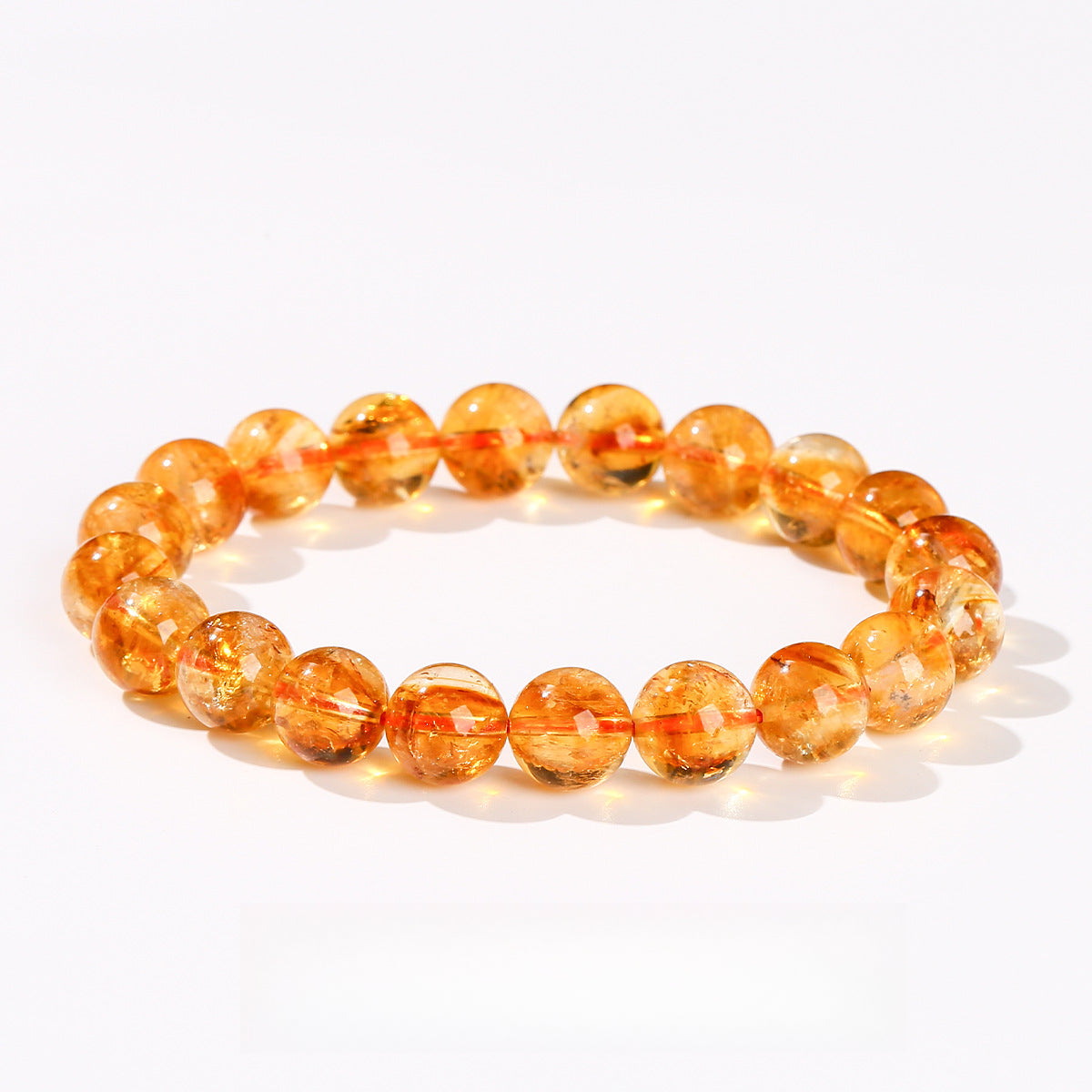 7A-A Natural Yellow Crystal Bracelet