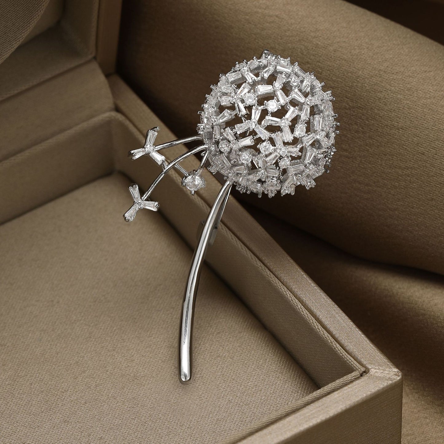 Delicate Dandelion Brooch