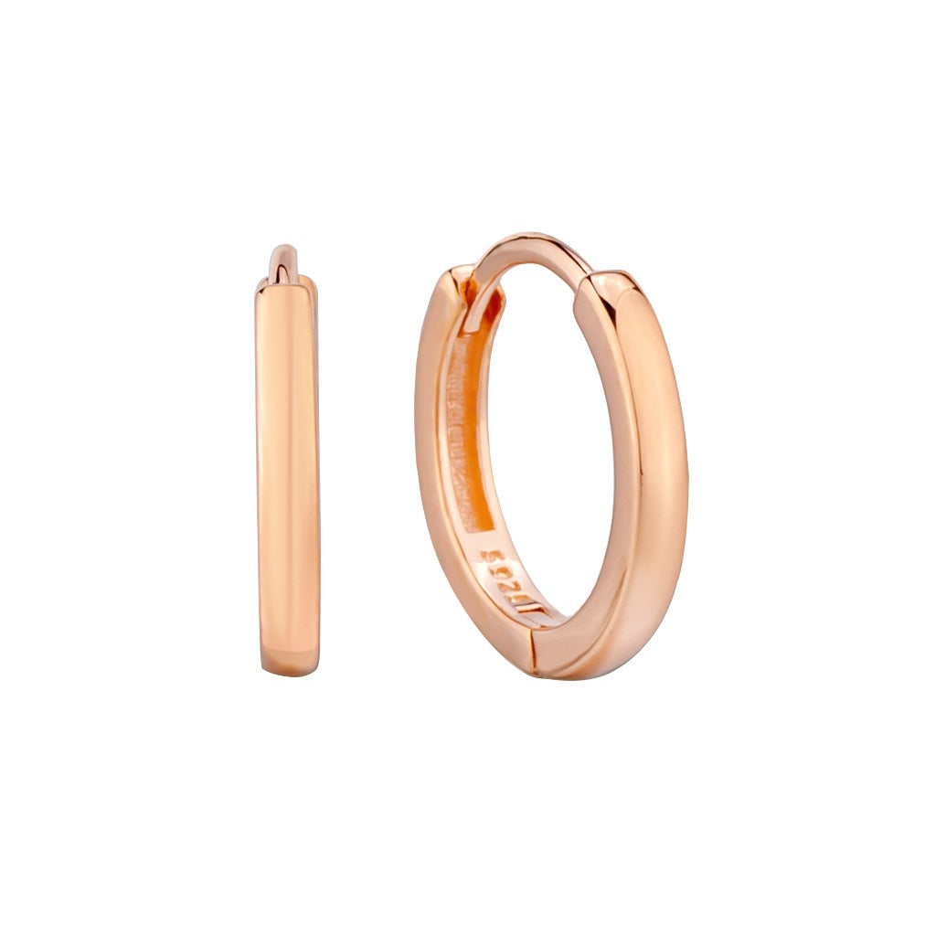 Dapaza Individual Silver Earrings Men's and Women's Silver Stud Earrings