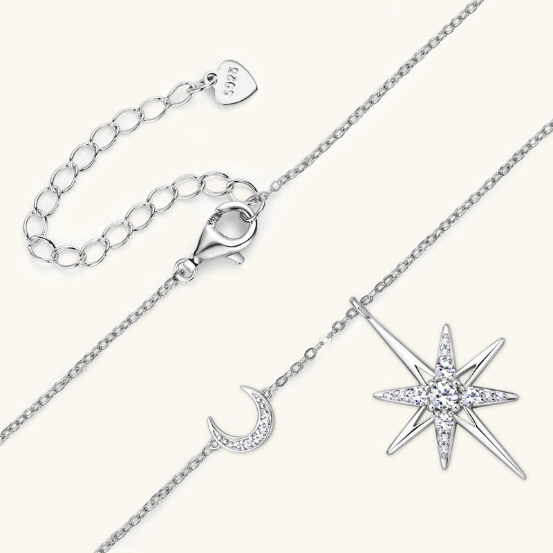 Octagram Moissanite Necklace