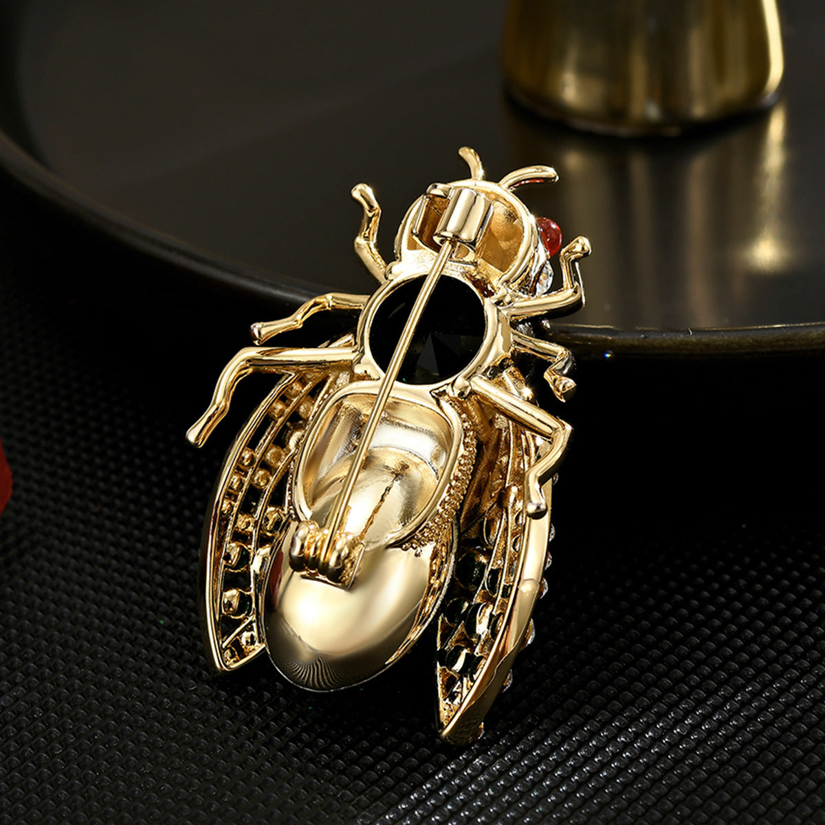 Cicada Insect Brooch Pin | Symbol of Wealth, Renewal & Power