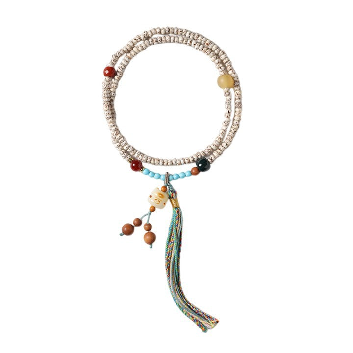Buddha Life Tibetan Star Moon Bodhi Seeds Kitten Bracelet