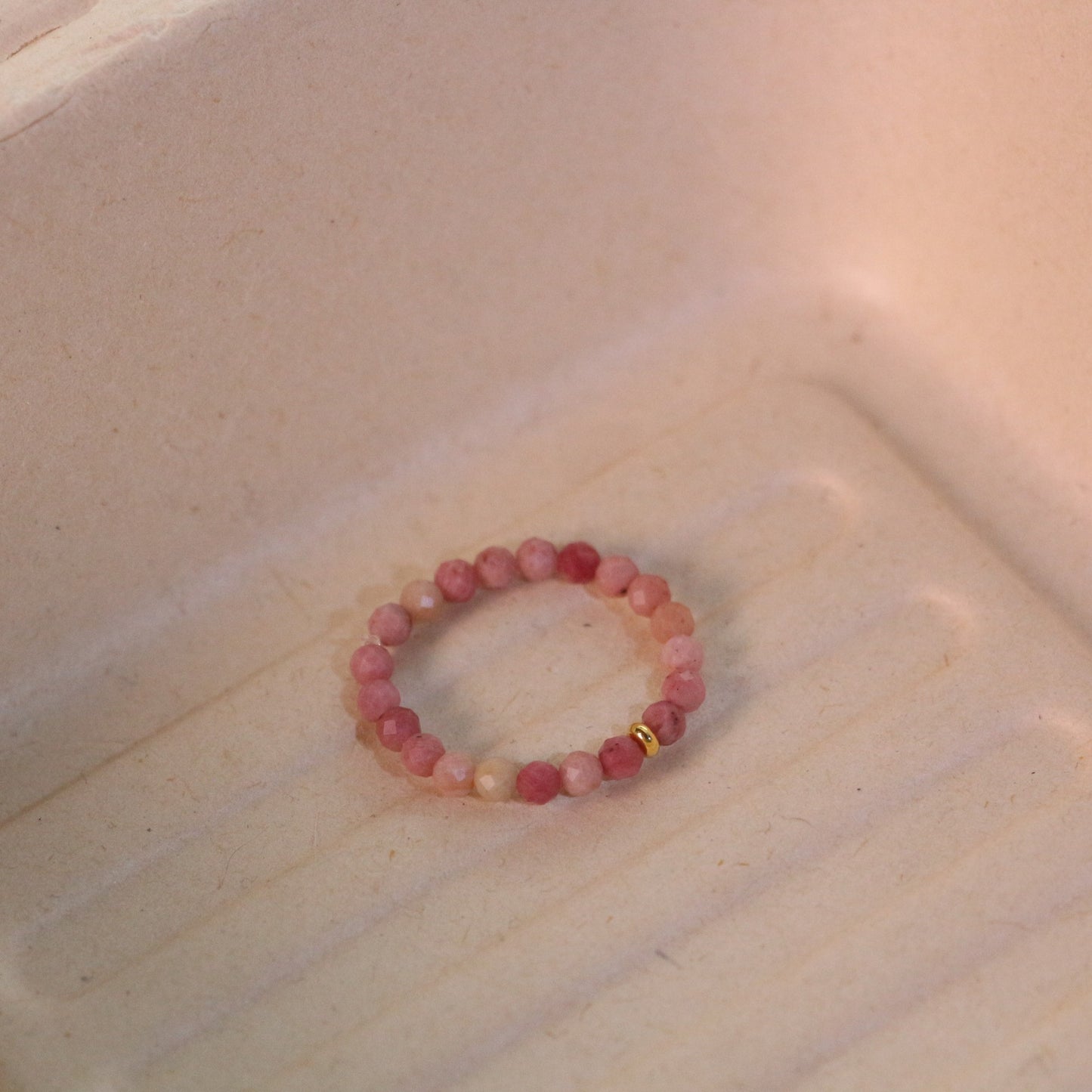 Buddha Life Water Lily Series Red Pink Pearl Necklace Bracelet Ring
