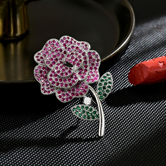 Sunflower Brooch Sparkle Plant Flower Corsage, Birthday Gift, Christmas Gift, New Year Gift