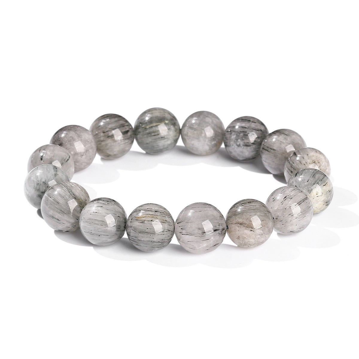 Natural Blue Rutilated Quart Crystal Bracelet