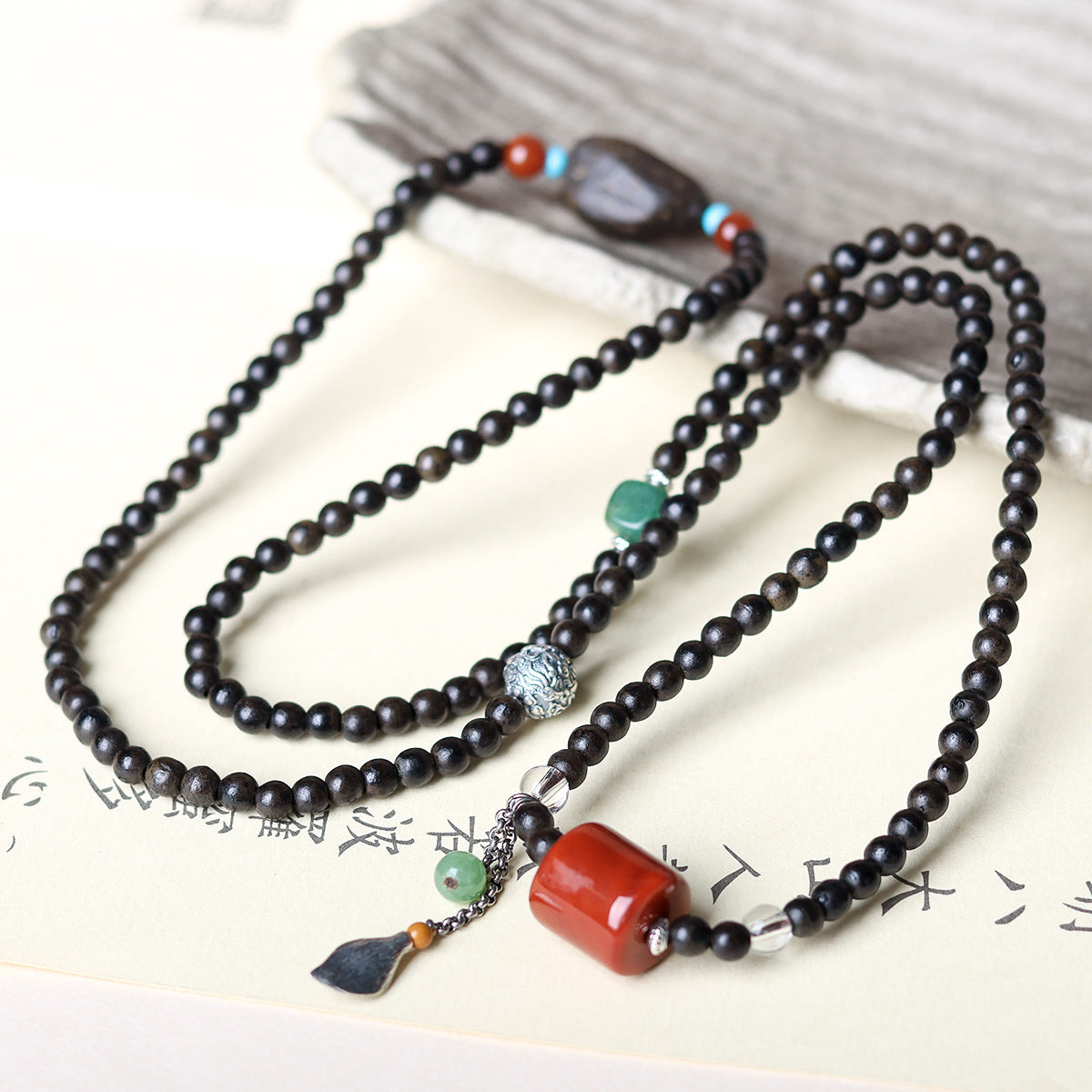 Buddha Life Tibetan Agarwood Necklace