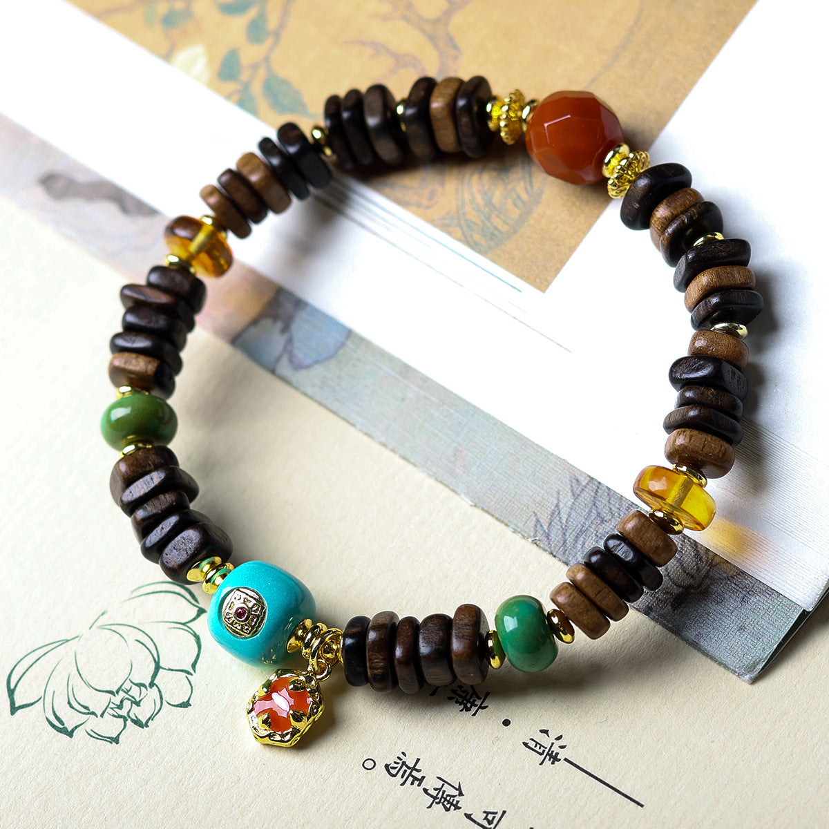 Daragan Bead Bracelet Women's Model