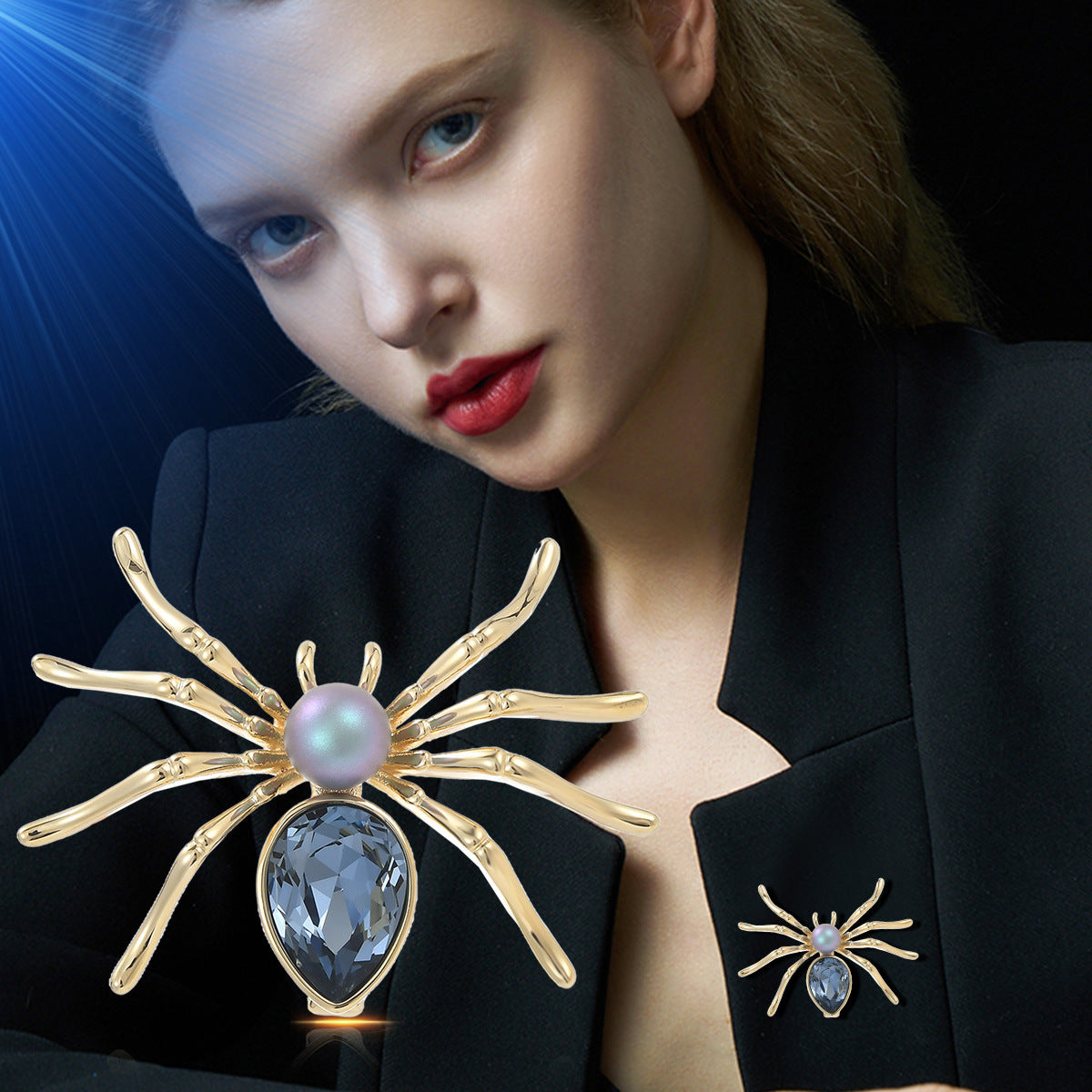 Spider Brooch Animal Vintage Pin Accessories Personalized Gifts Suit Accessories