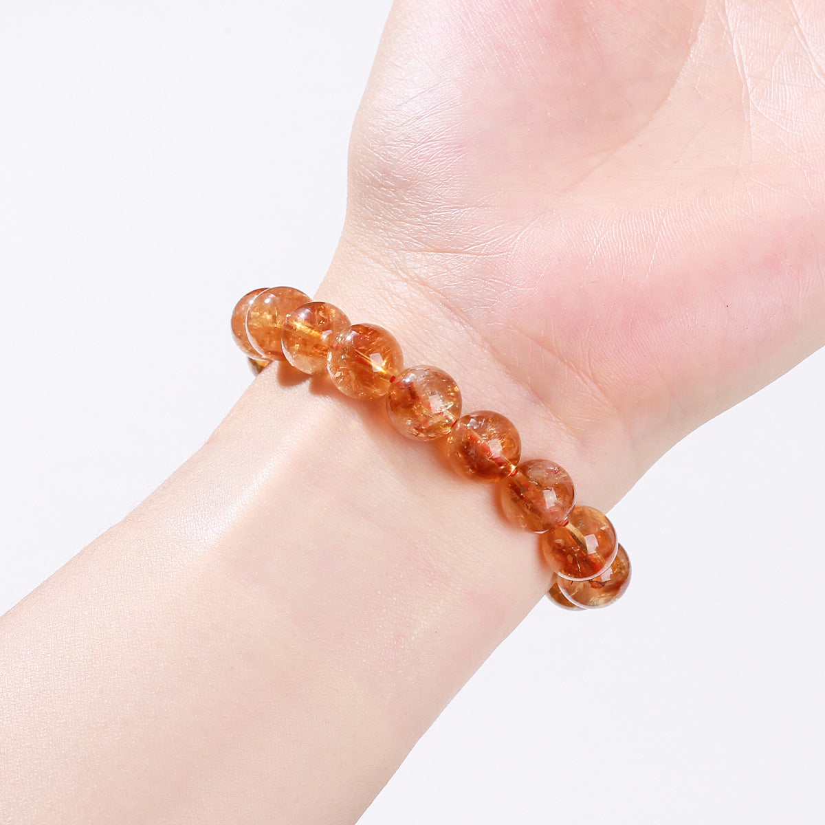 7A-A Natural Yellow Crystal Bracelet
