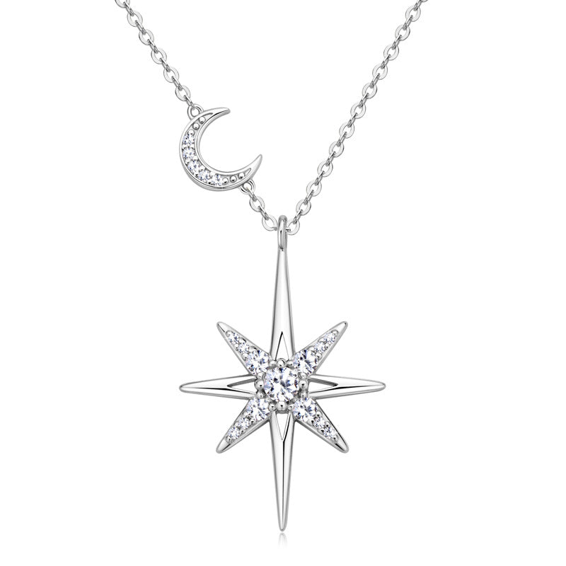 Octagram Moissanite Necklace