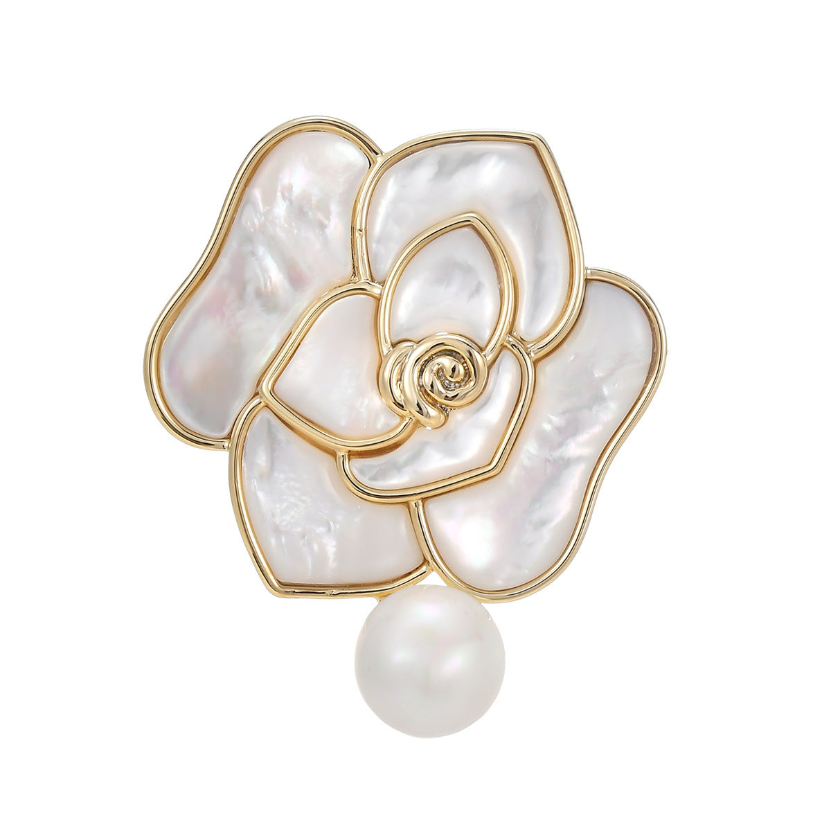 Camellia Corsage Anti-exposure Pin Clothing, New Year's Gift, Christmas Gift, Birthday Gift