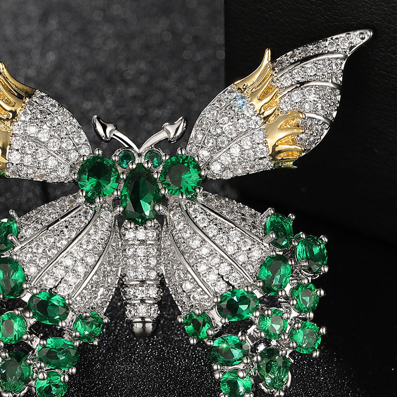 Two-color Butterfly Brooch Corsage