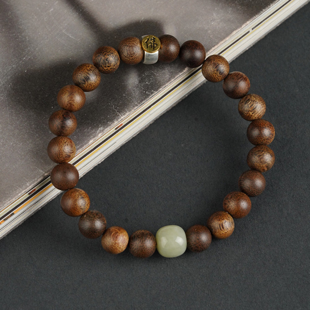 Buddha Life 8mm Agarwood Natal Buddha Bracelet