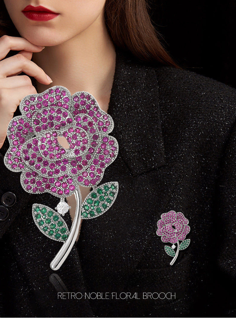 Sunflower Brooch Sparkle Plant Flower Corsage, Birthday Gift, Christmas Gift, New Year Gift