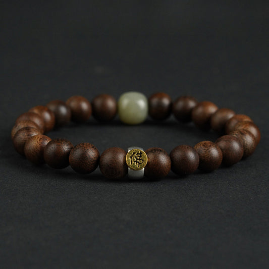 Buddha Life 8mm Agarwood Natal Buddha Bracelet