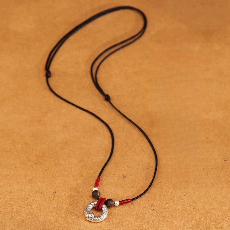 Buddha Life 999 Silver Zodiac Snake Necklace
