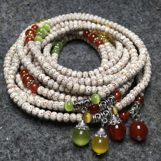 Buddha Life Star Moon Bodhi Seeds 216 Buddha Beads