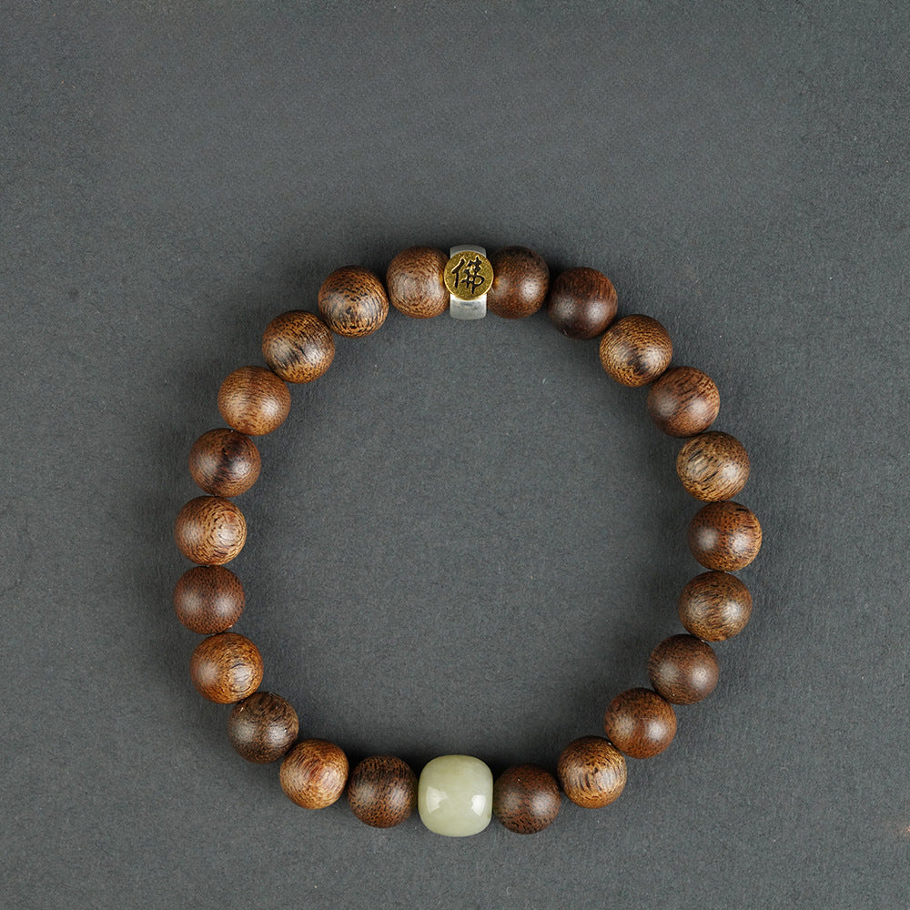 Buddha Life 8mm Agarwood Natal Buddha Bracelet