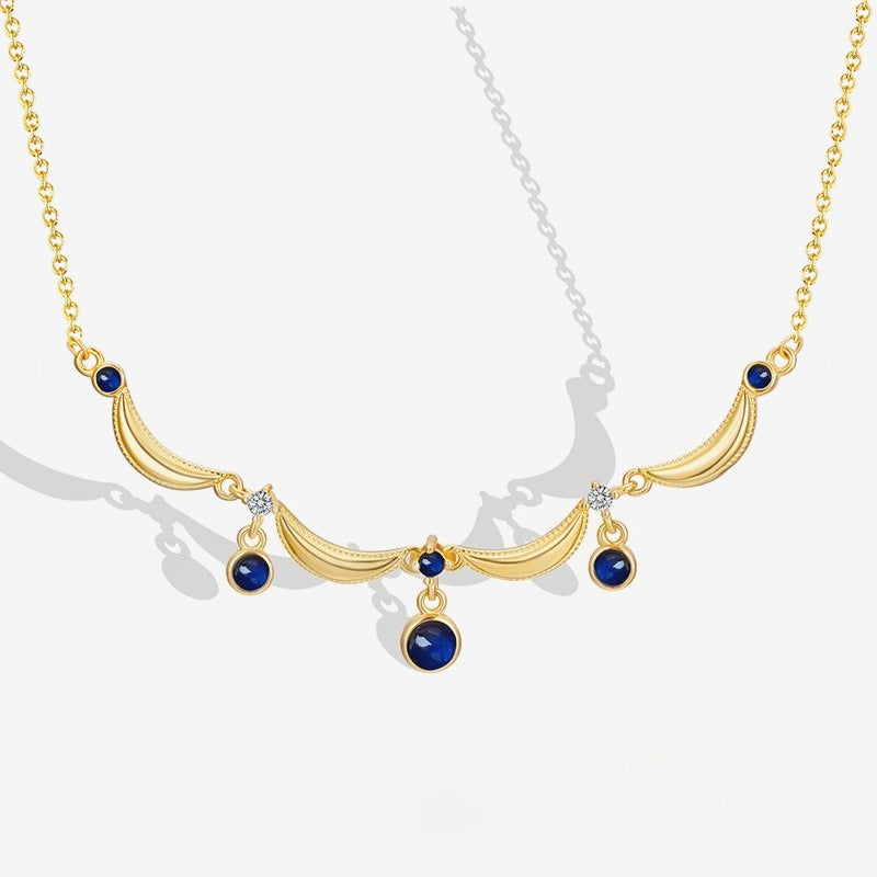 S925 Sterling Silver French Vintage Necklace