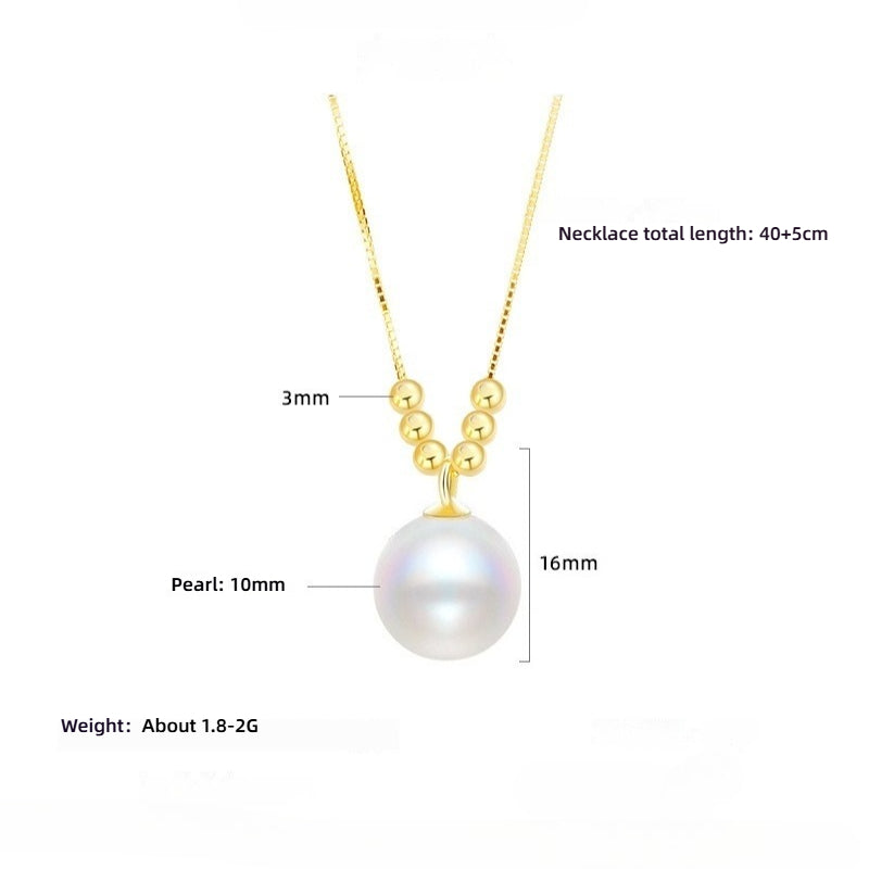 S925 Sterling Silver Australian White Highlight Necklace