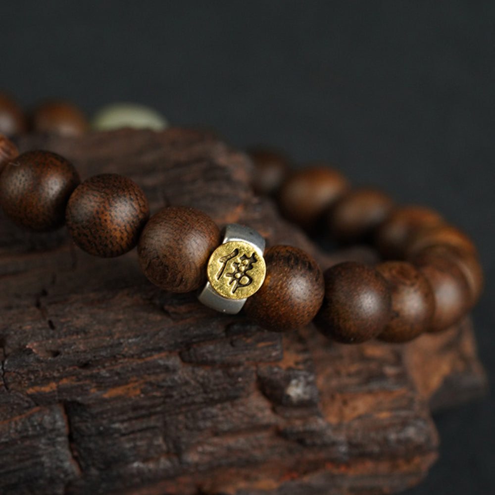 Buddha Life 8mm Agarwood Natal Buddha Bracelet