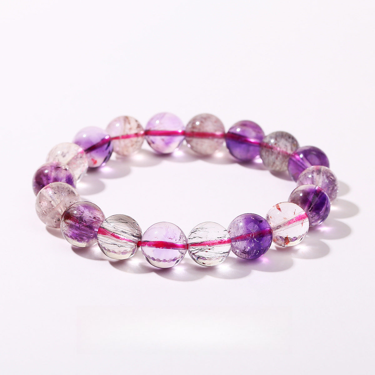 Buddha Life 7A Natural Ice Transparent Crystal Bracelet