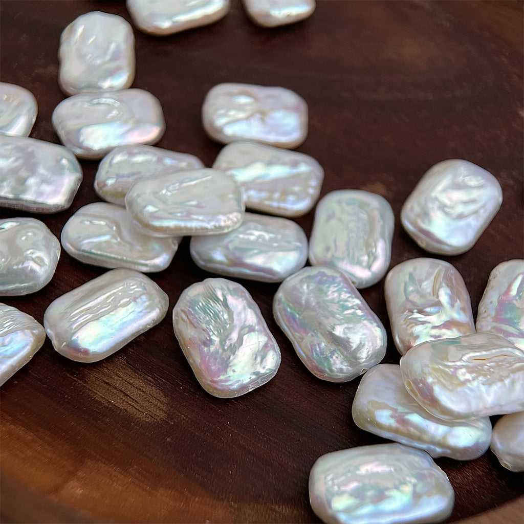 Baroque Pearl Earrings with Freshwater Pearls – 18K Gold Plated Elegant Drop Earrings