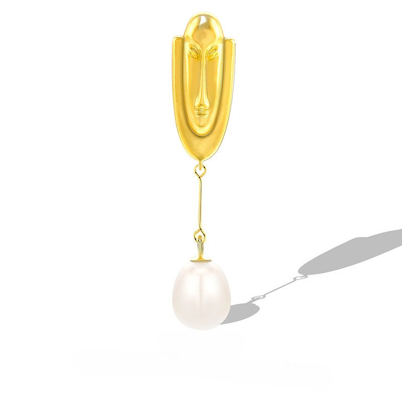 Dapaza 925 Sterling Silver Portrait Brooch