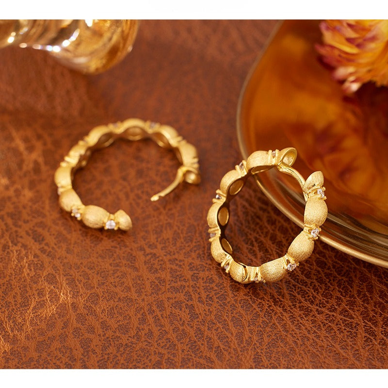 925 Sterling Silver Zircon Earrings Women's  Earrings