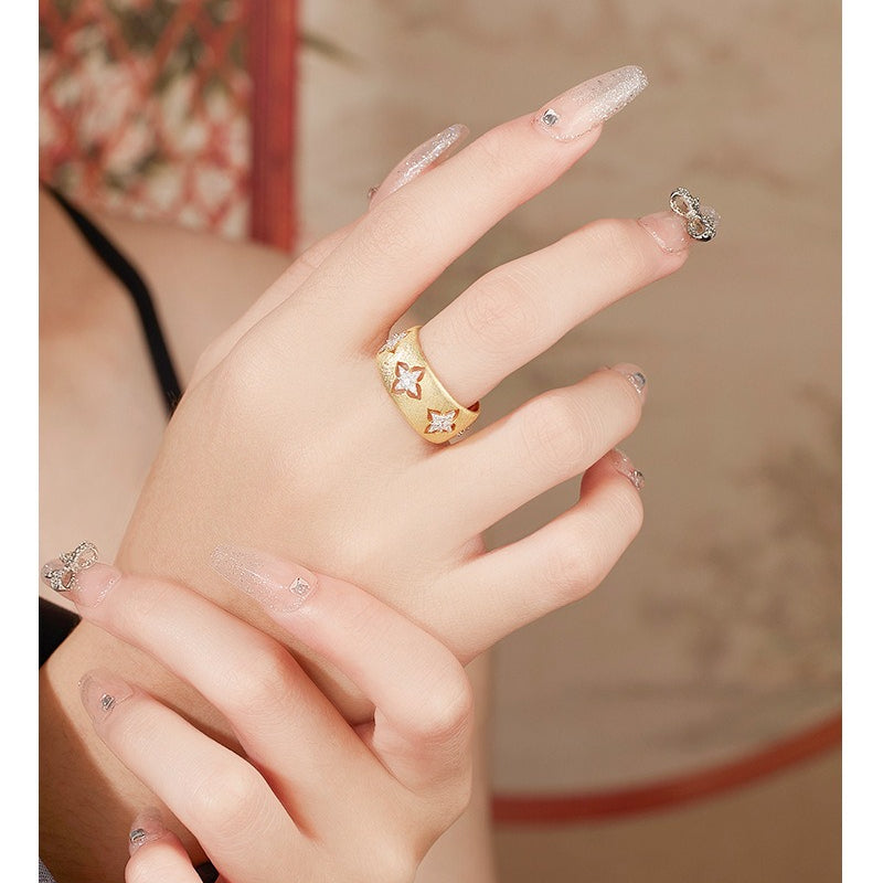 Dapaza Classic Brushed Craft 925 Silver Ring