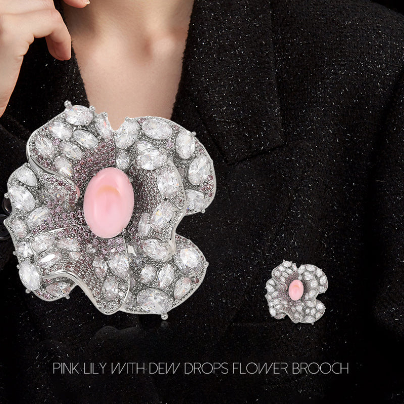 Camellia Brooch Essence, Christmas and New Year Gift.