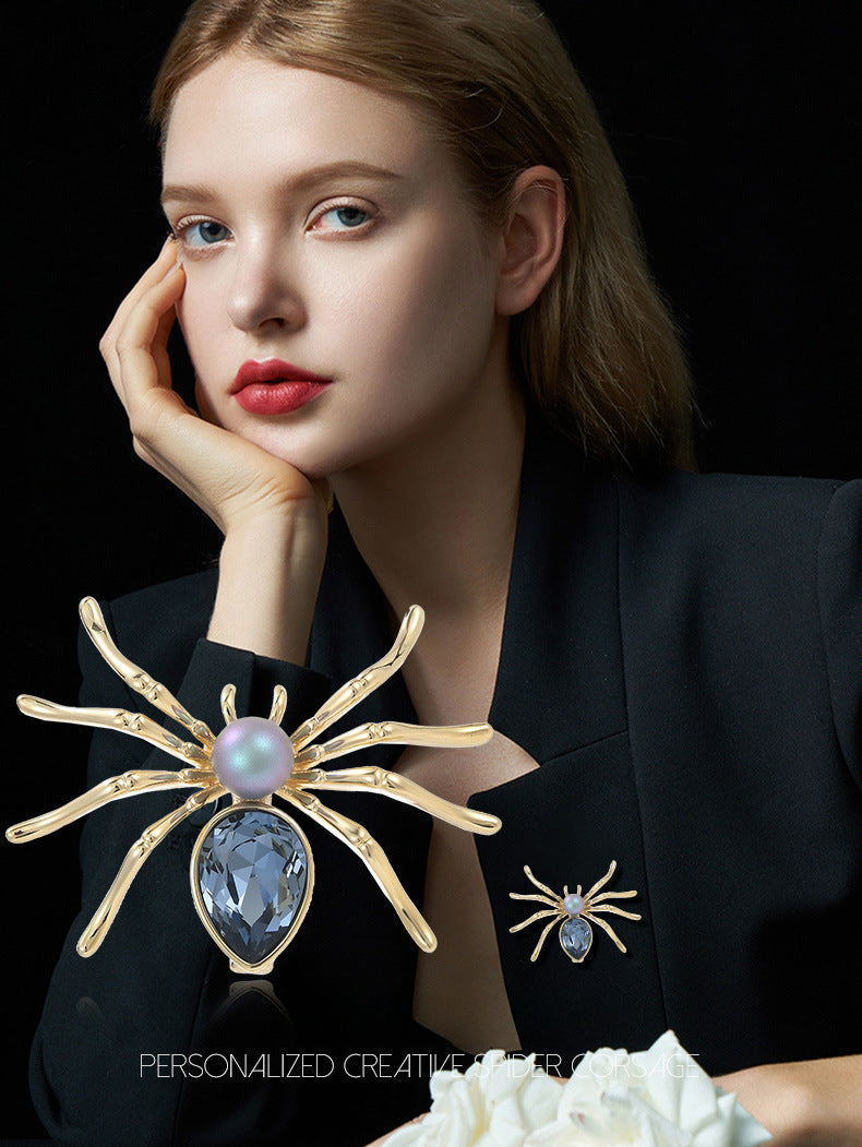 Spider Brooch Animal Vintage Pin Accessories Personalized Gifts Suit Accessories