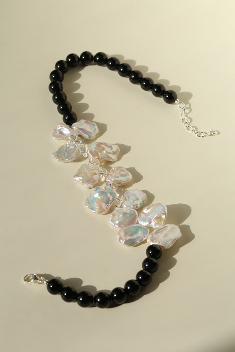 Vintage Petal Baroque Pearl Necklace