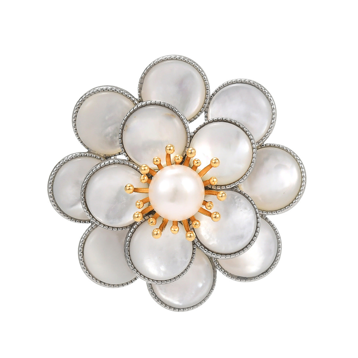 Pearl Flower Brooch Camellia Corsage, Women's Versatile Accessories Birthday Gifts, Christmas Gifts, New Year Gifts