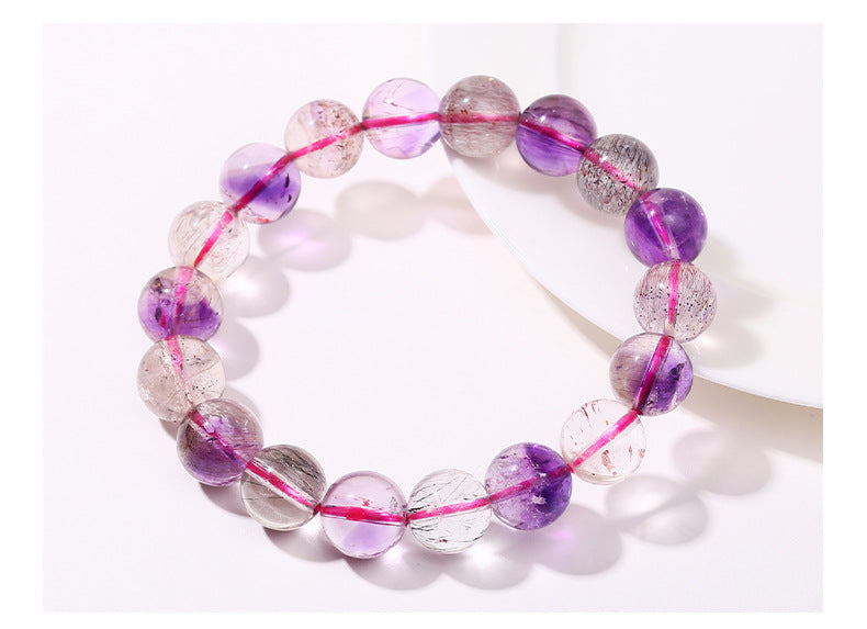 Buddha Life 7A Natural Ice Transparent Crystal Bracelet