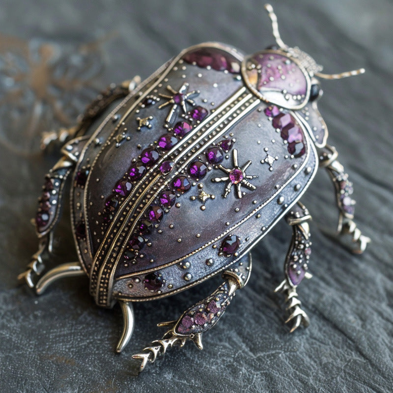 Siberian Direct Animal Corsage, Beetle Brooch, Foreign Trade Insect Pin