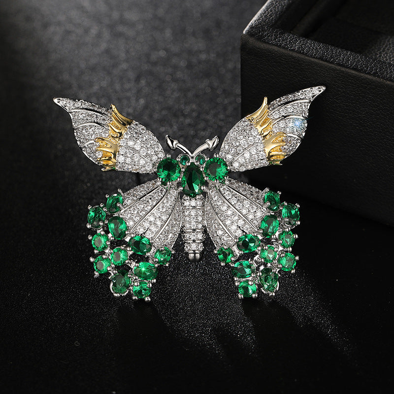 Two-color Butterfly Brooch Corsage