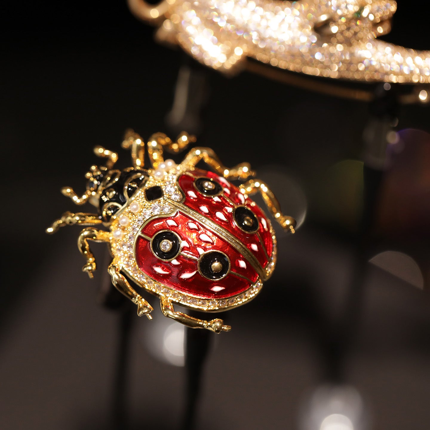 Siberian Direct Animal Corsage, Beetle Brooch, Foreign Trade Insect Pin