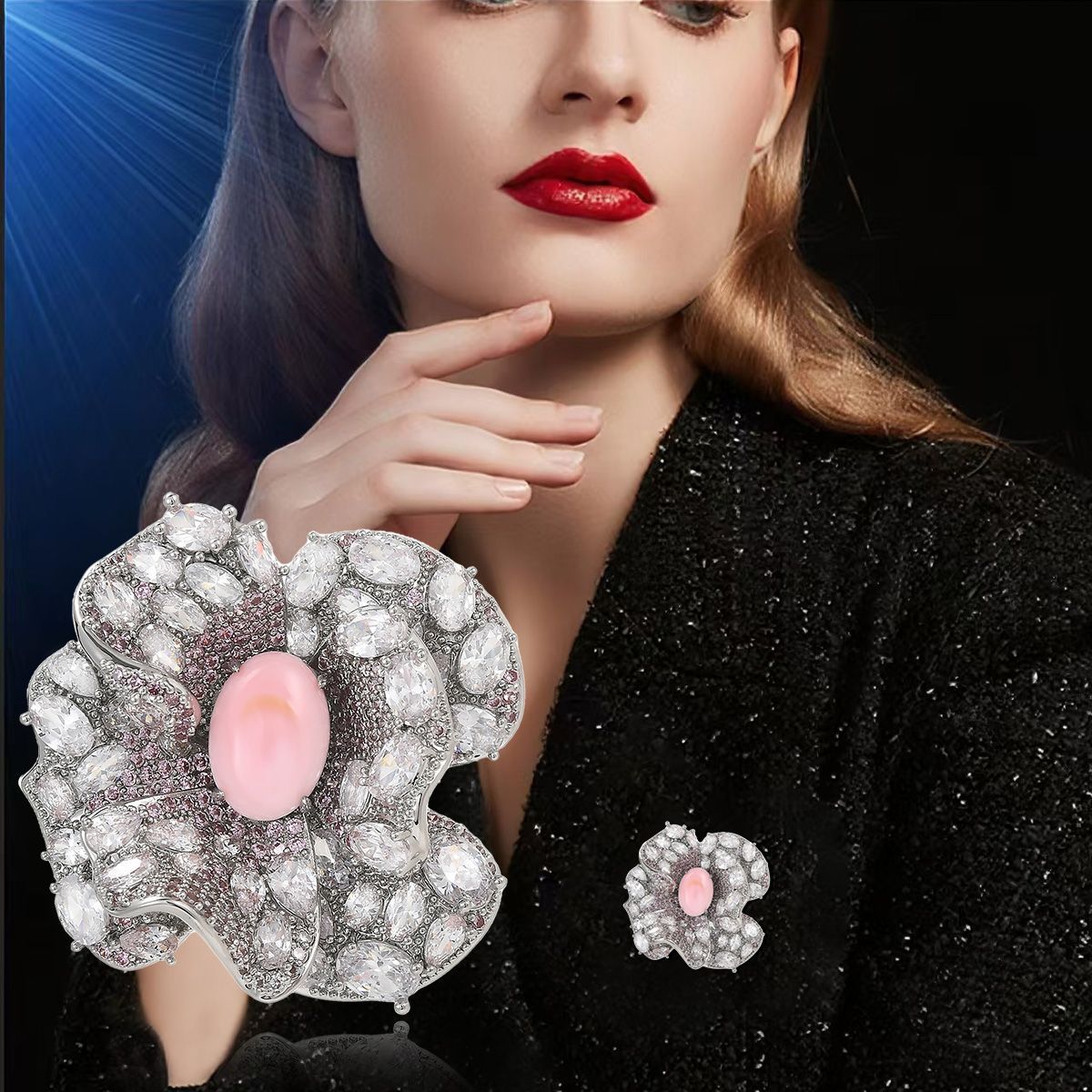 Camellia Brooch Essence, Christmas and New Year Gift.