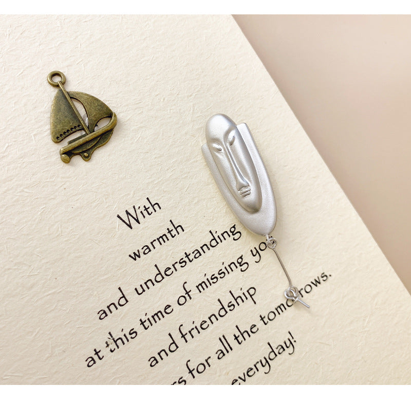 Dapaza 925 Sterling Silver Portrait Brooch