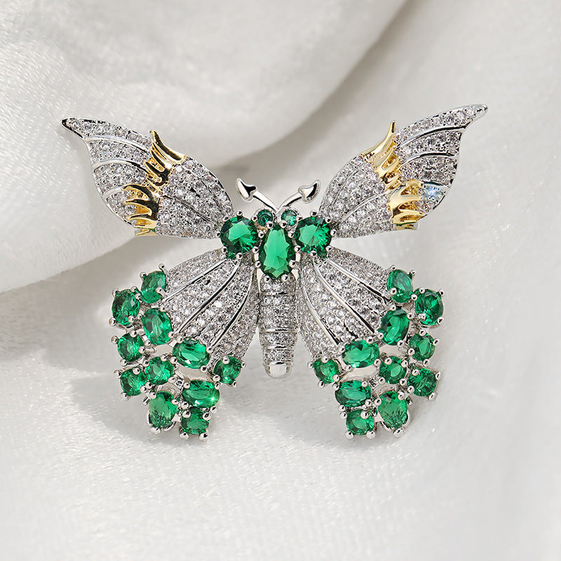 Two-color Butterfly Brooch Corsage