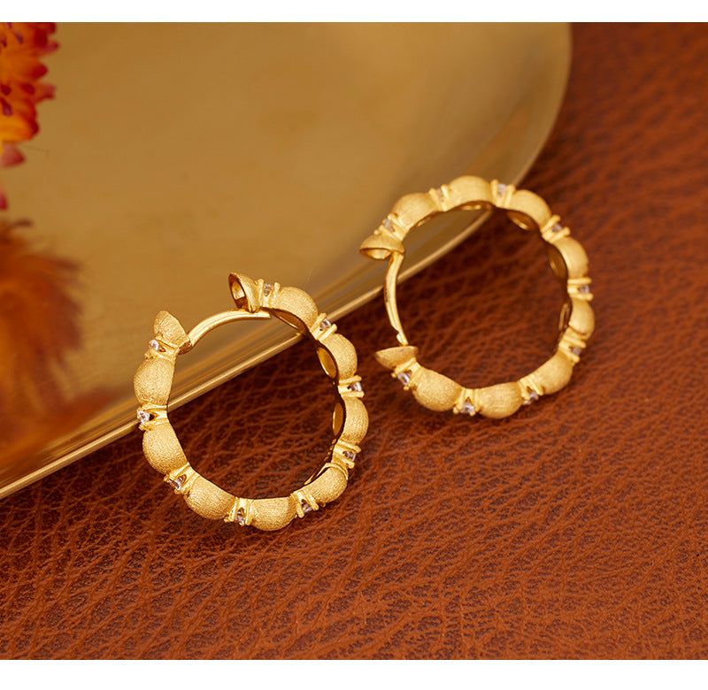 925 Sterling Silver Zircon Earrings Women's  Earrings