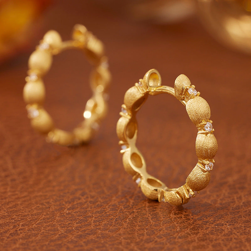 925 Sterling Silver Zircon Earrings Women's  Earrings