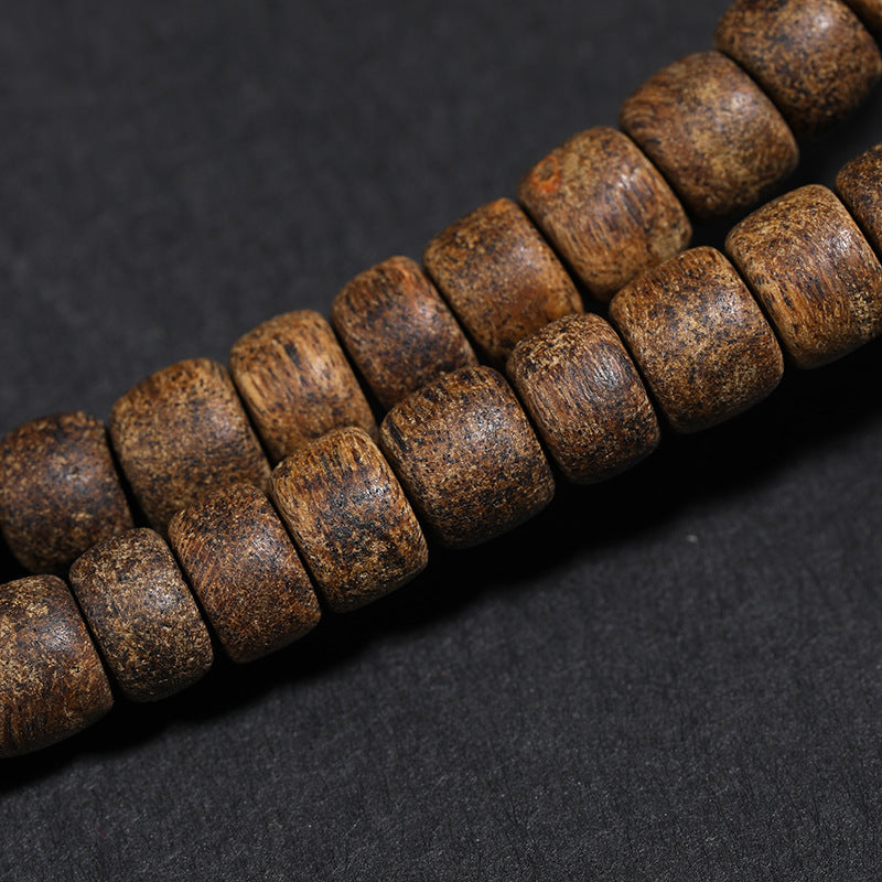 Buddha Life Natural Agarwood Multi-Circle Buddhist Bead Bracelet for Men and Women