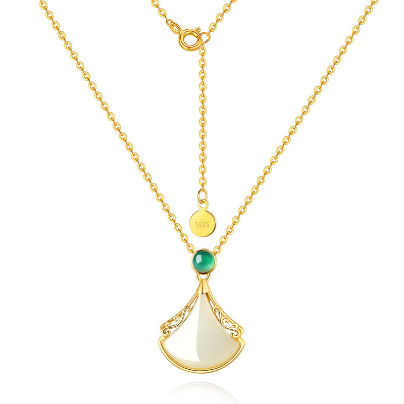 Dapaza  Natural Hetian Jade Necklace