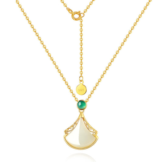 Dapaza  Natural Hetian Jade Necklace