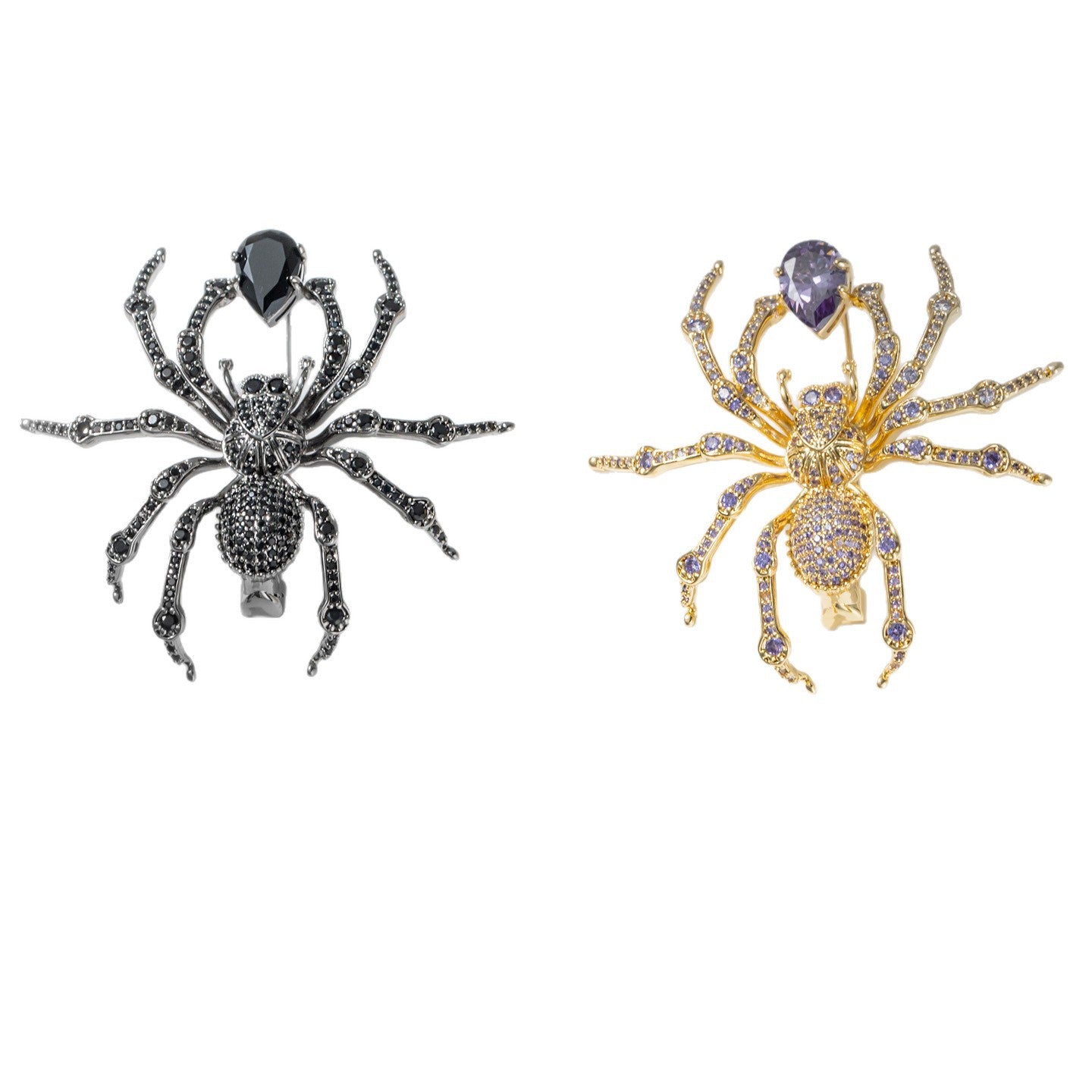 Spider Brooch, Personalized Design Fashion Suit Accessories