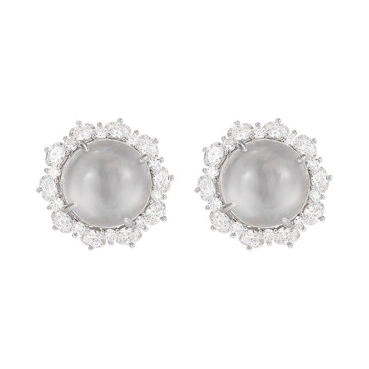 Dapaza  Women's S925 Silver Stud Earrings