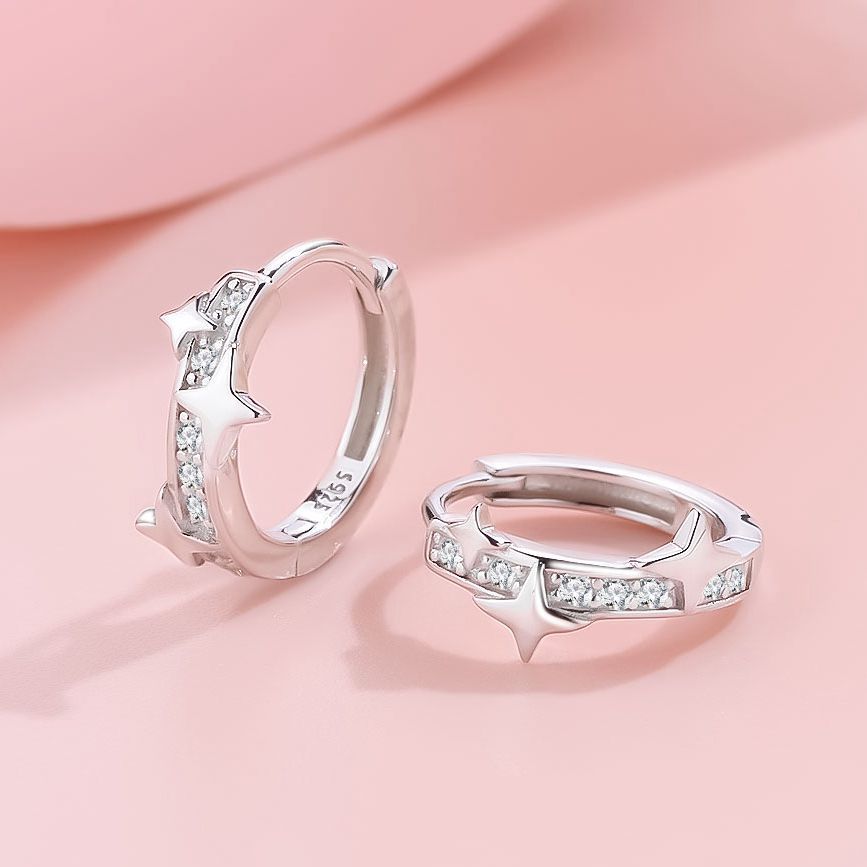 Dapaza Quadruple S925 Silver Earrings