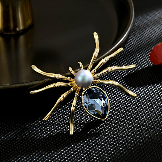 Spider Brooch Animal Vintage Pin Accessories Personalized Gifts Suit Accessories